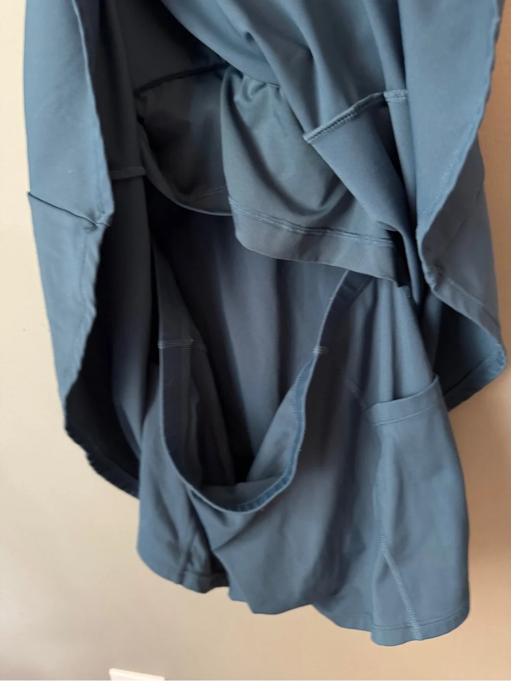 Halara Athletic Dress Built In Shorts Pockets Blue Small